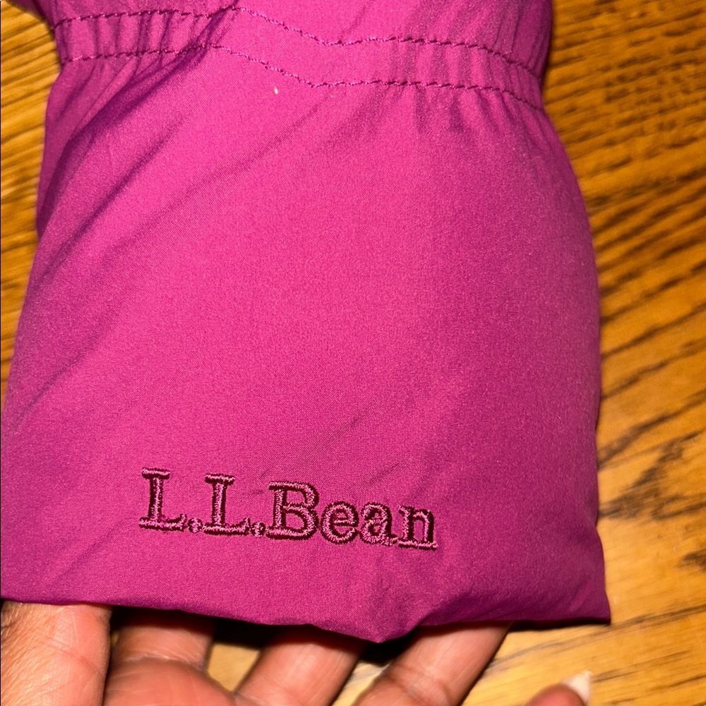 L.L. Bean Women's Chevron Quilted Puffer Jacket - Plum Gorpcore - Picture 2 of 6